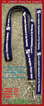LY404 - 5/8 inch lanyards-los angeles department of city planning